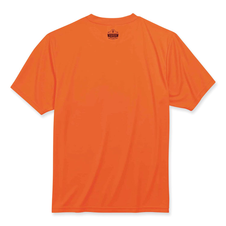 GloWear 8089 Non-Certified Hi-Vis T-Shirt, Polyester, Medium, Orange