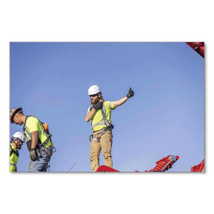 GloWear 8289 Class 2 Hi-Vis T-Shirt, Polyester, Lime, Medium