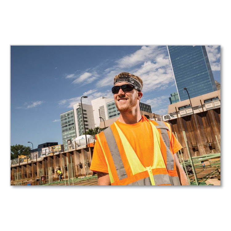 GloWear 8089 Non-Certified Hi-Vis T-Shirt, Polyester, X-Large, Orange