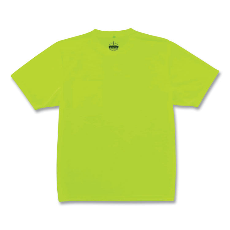 GloWear 8089 Non-Certified Hi-Vis T-Shirt, Polyester, 5X-Large, Lime