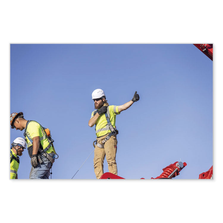 GloWear 8289 Class 2 Hi-Vis T-Shirt, Polyester, Lime, Small