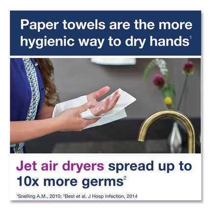 Advanced Multifold Hand Towel, 1-Ply, 9 x 9.5, White, 250/Pack, 16 Packs/Carton