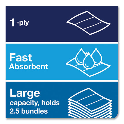 Advanced Multifold Hand Towel, 1-Ply, 9 x 9.5, White, 250/Pack, 16 Packs/Carton