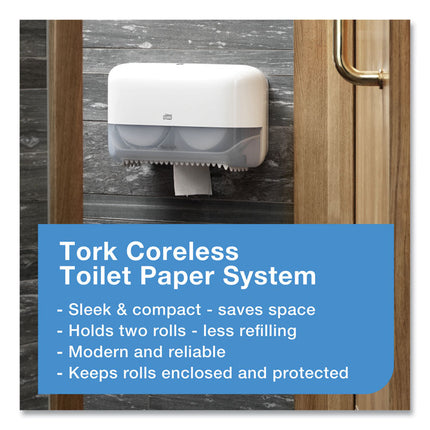 Advanced High Capacity Bath Tissue, Septic Safe, 2-Ply, Coreless, White, 1,000 Sheets/roll, 36 Rolls/carton