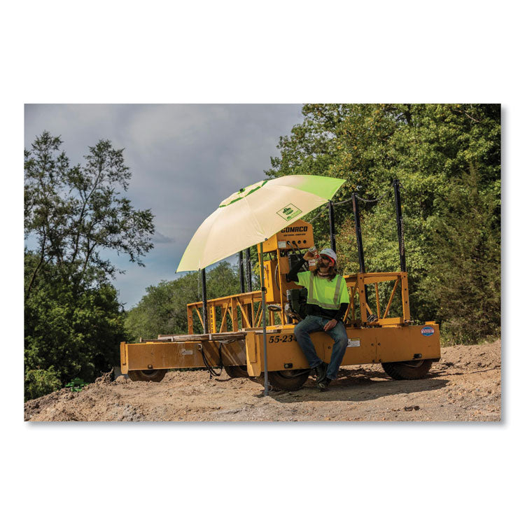 GloWear 8289BK Class 2 Hi-Vis T-Shirt with Black Bottom, X-Large, Lime