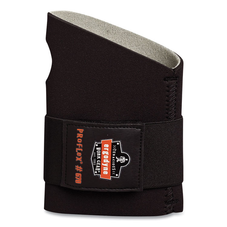 ProFlex 670 Ambidextrous Single Strap Wrist Support, Small, Fits Left Hand/Right Hand, Black