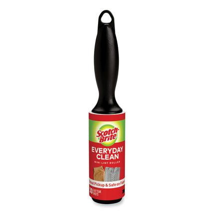Everyday Clean Mini Lint Roller, 30 Sheets/Roll, 24/Carton