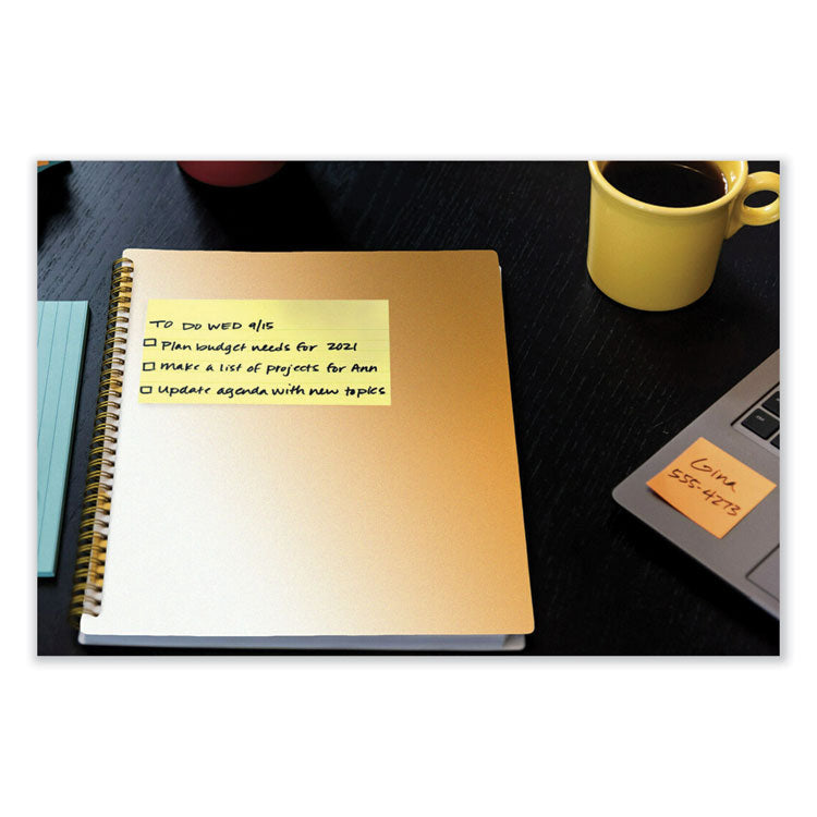 Original Pads in Canary Yellow, 3" x 5", 100 Sheets/Pad, 12 Pads/Pack