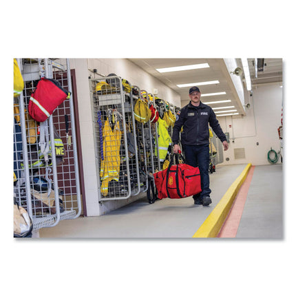 Arsenal 5005P Fire + Rescue Gear Bag, Polyester, 39 x 15 x 15, Red