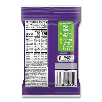 Funables Fruity Snacks, Mixed Berry, 2.5 oz Bag, 48/Carton