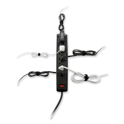 One-Wrap Ties And Straps, 0.5" X 8", Assorted Colors, 60/pack