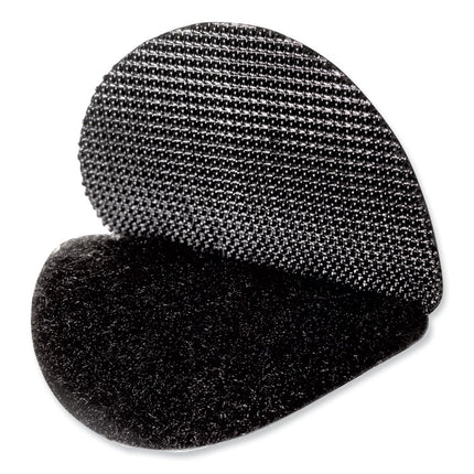 Industrial Strength Heavy-Duty Fastener, 1.88" Dia, Black, 4 Fasteners