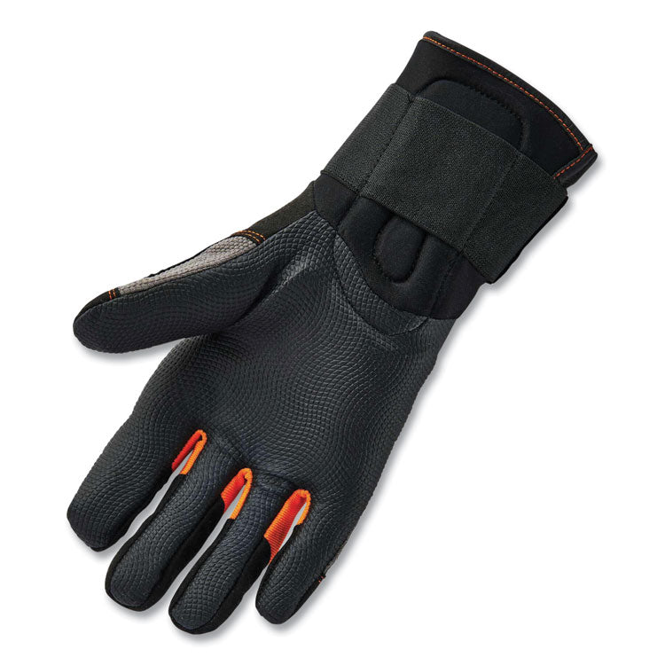 ProFlex 9012 Certified AV Gloves + Wrist Support, Black, 2X-Large, Pair