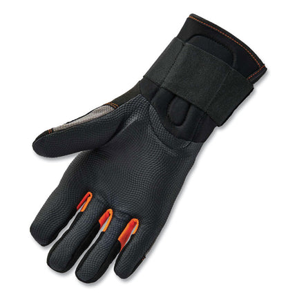 ProFlex 9012 Certified AV Gloves + Wrist Support, Black, X-Large, Pair