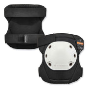 ProFlex 300HL Knee Pads, Rounded Hard Cap, Hook and Loop Closure, One Size Fits Most, White Cap, Pair