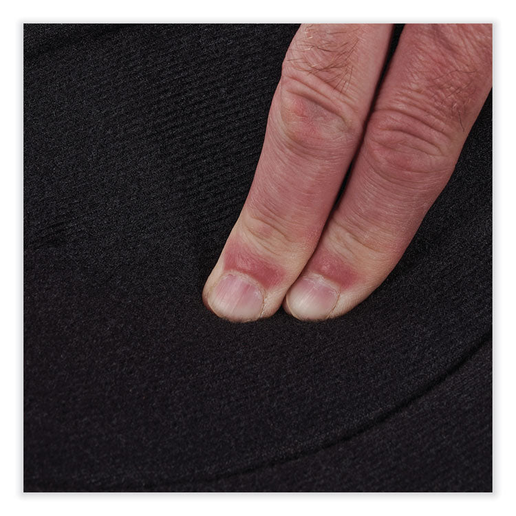 ProFlex 335 Slip-Resistant Rubber Cap Knee Pads, Buckle Closure, One Size Fits Most, Black Cap, Pair