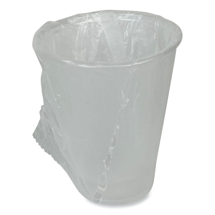 Translucent Plastic Cold Cups, Individually Wrapped, 9 oz, 1,000/Carton