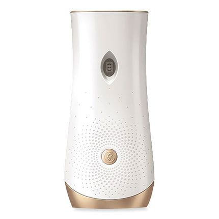 Automatic Spray Starter Kit, Spray Unit and Refill, White/Gold, Cashmere Woods