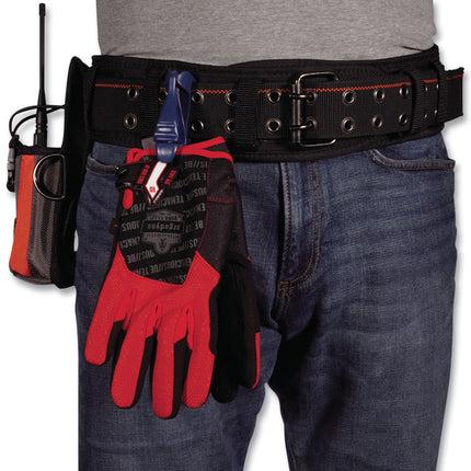 Arsenal 5550 3" Padded Base Layer Tool Belt, Fits Waist 46" to 58", Polyester, Black