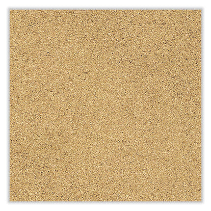 Aluminum-Frame Natural Corkboard, 24" x 18", Tan Surface, Satin Aluminum Frame