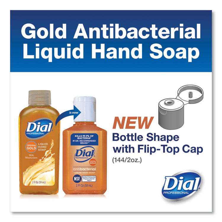 Gold Antibacterial Liquid Hand Soap, 2 oz, 144/Carton