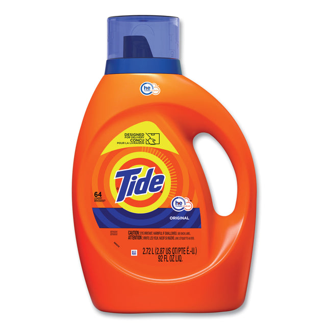 HE Liquid Laundry Detergent, Original Scent, 92 oz Bottle