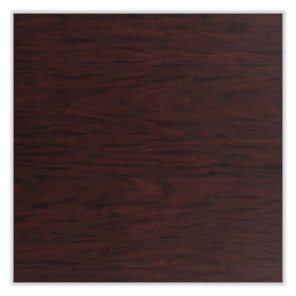 Cafe Table, 36" Diameter x 36h, Round Top/Base, Mahogany Top, Black Base
