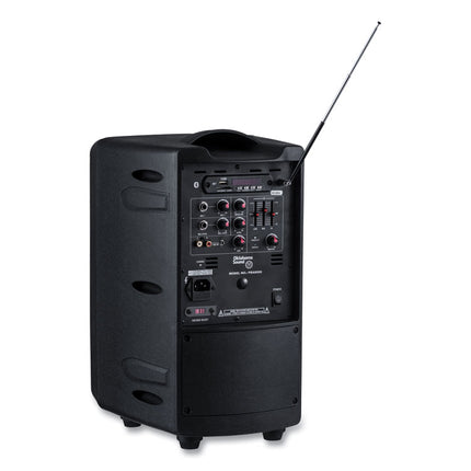 Wireless PA System with Wireless Headset Microphone, 40 W, Black