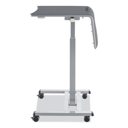 Sit-Stand Student Desk Pro, 23.5" x 19.5" x 28.5" to 41.75", Charcoal Gray