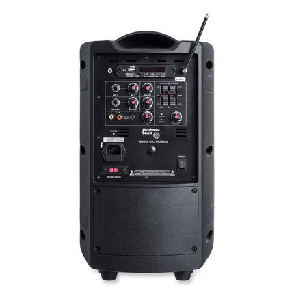 Wireless PA System with Wireless Headset Microphone, 40 W, Black