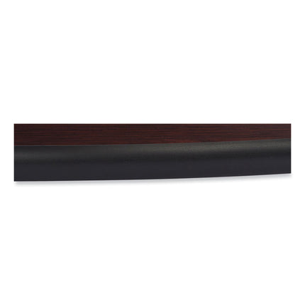 Cafe Table, 36" Diameter x 36h, Round Top/Base, Mahogany Top, Black Base