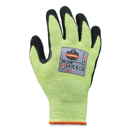 ProFlex 7041-CASE ANSI A4 Nitrile Coated CR Gloves, Lime, 2X-Large, 144 Pairs/Carton