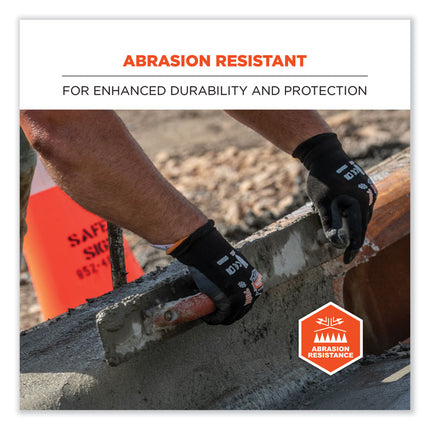 ProFlex 7001 Nitrile-Coated Gloves, Black, Medium, Pair