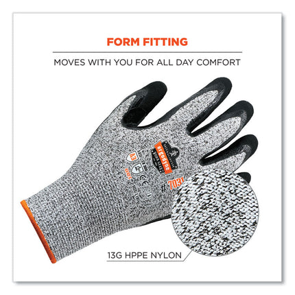 ProFlex 7031 ANSI A3 Nitrile-Coated CR Gloves, Gray, X-Large, Pair