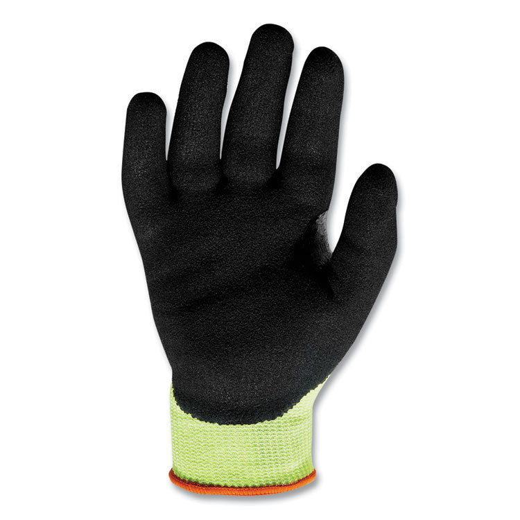 ProFlex 7041 ANSI A4 Nitrile-Coated CR Gloves, Lime, X-Large, Pair