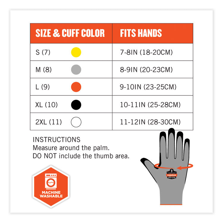 ProFlex 7031-CASE ANSI A3 Nitrile-Coated CR Gloves, Gray, 2X-Large, 144 Pairs/Carton