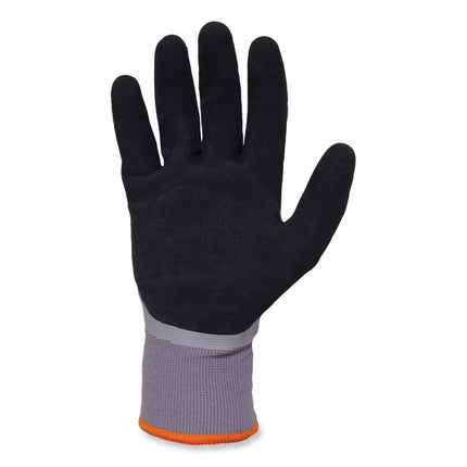 ProFlex 7501-CASE Coated Waterproof Winter Gloves, Gray, Large, 144 Pairs/Carton