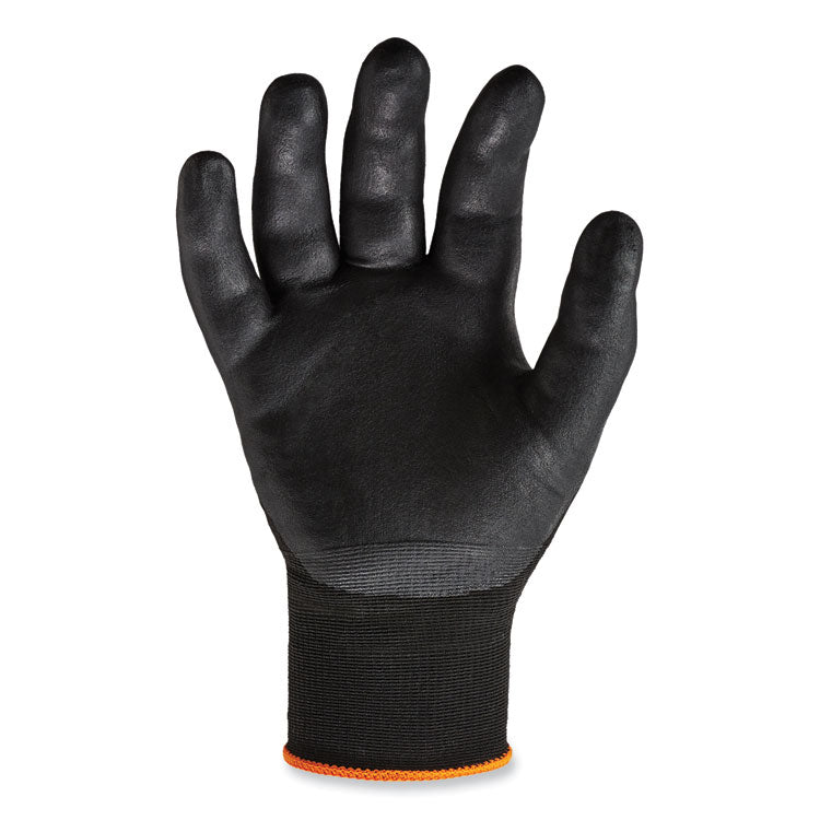 ProFlex 7001-CASE Nitrile Coated Gloves, Black, X-Large, 144 Pairs/Carton
