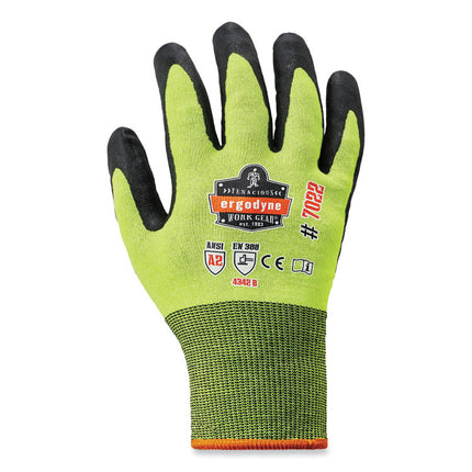 ProFlex 7022 ANSI A2 Coated CR Gloves DSX, Lime, Small, Pair