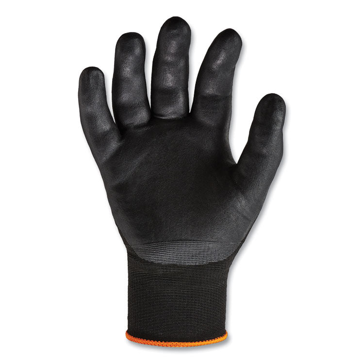 ProFlex 7001 Nitrile-Coated Gloves, Black, Small, Pair