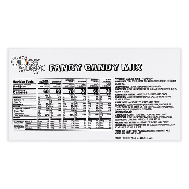 Candy Assortments, Fancy Candy Mix, 1 lb Bag