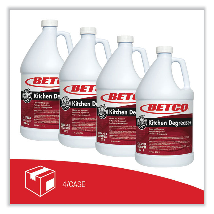 Kitchen Degreaser, Characteristic Scent, 1 gal Bottle, 4/Carton
