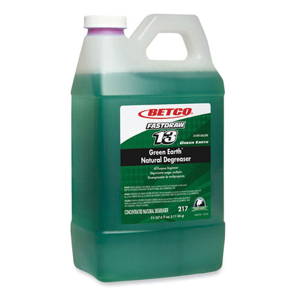 Green Earth Natural Degreaser, Mild Scent, 2 L Bottle, 4/Carton
