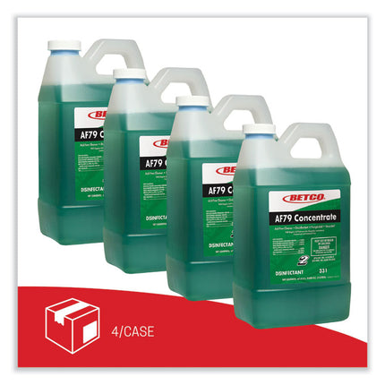 AF79 Acid-Free Bathroom Cleaner Concentrate, Ocean Breeze Scent, 2 L Bottle, 4/Carton