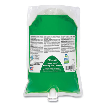 Green Earth Foaming Skin Cleanser Refill, Fresh Meadow Scent, 1,000 mL, 6/Carton