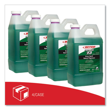 Green Earth Natural Degreaser, Mild Scent, 2 L Bottle, 4/Carton