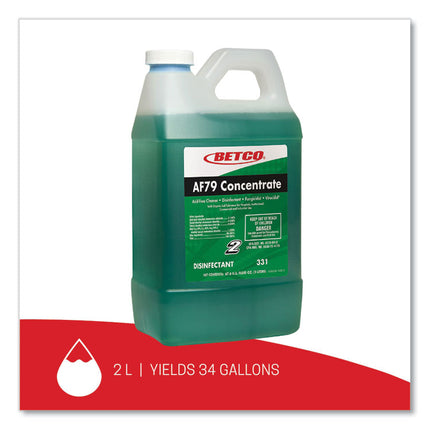 AF79 Acid-Free Bathroom Cleaner Concentrate, Ocean Breeze Scent, 2 L Bottle, 4/Carton