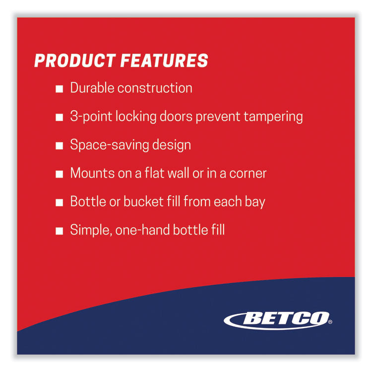 fastdraw pro, four bays for cleaners