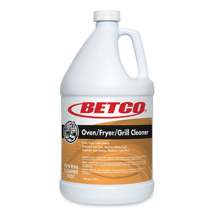 Oven Fryer Grill Cleaner, Characteristic Scent, 1 gal Bottle, 4/Carton