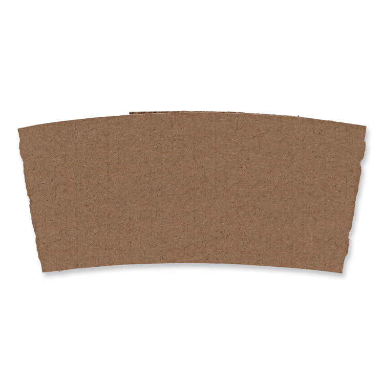 Cup Sleeves, Fits 10 Oz To 20 Oz Hot Cups, Kraft, 1,200/carton